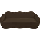  Manufacturer Color_Brown -- Bloom 82" Brown Velvet Upholstered Sofa IMAGE 6