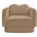  Manufacturer Color_Camel -- Bloom Camel Velvet Upholstered Chair IMAGE 3