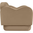  Manufacturer Color_Camel -- Bloom Camel Velvet Upholstered Chair IMAGE 4