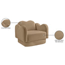  Manufacturer Color_Camel -- Bloom Camel Velvet Upholstered Chair IMAGE 9