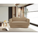  Manufacturer Color_Camel -- Bloom 58" Camel Velvet Upholstered Loveseat IMAGE 2
