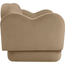  Manufacturer Color_Camel -- Bloom 58" Camel Velvet Upholstered Loveseat IMAGE 4