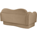  Manufacturer Color_Camel -- Bloom 58" Camel Velvet Upholstered Loveseat IMAGE 7