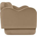  Manufacturer Color_Camel -- Bloom 82" Camel Velvet Upholstered Sofa IMAGE 4
