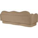  Manufacturer Color_Camel -- Bloom 82" Camel Velvet Upholstered Sofa IMAGE 7