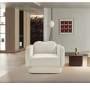  Manufacturer Color_Cream -- Bloom Cream Velvet Upholstered Chair IMAGE 2