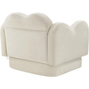  Manufacturer Color_Cream -- Bloom Cream Velvet Upholstered Chair IMAGE 7