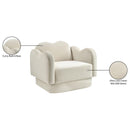  Manufacturer Color_Cream -- Bloom Cream Velvet Upholstered Chair IMAGE 9