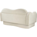  Manufacturer Color_Cream -- Bloom 58" Cream Velvet Upholstered Loveseat IMAGE 7