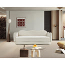  Manufacturer Color_Cream -- Bloom 82" Cream Velvet Upholstered Sofa IMAGE 2