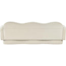  Manufacturer Color_Cream -- Bloom 82" Cream Velvet Upholstered Sofa IMAGE 5