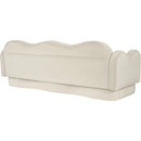  Manufacturer Color_Cream -- Bloom 82" Cream Velvet Upholstered Sofa IMAGE 7