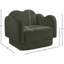  Manufacturer Color_Green -- Bloom Green Velvet Upholstered Chair IMAGE 8