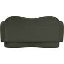  Manufacturer Color_Green -- Bloom 58" Green Velvet Upholstered Loveseat IMAGE 5