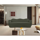  Manufacturer Color_Green -- Bloom 82" Green Velvet Upholstered Sofa IMAGE 2