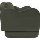  Manufacturer Color_Green -- Bloom 82" Green Velvet Upholstered Sofa IMAGE 4