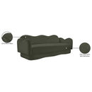  Manufacturer Color_Green -- Bloom 82" Green Velvet Upholstered Sofa IMAGE 9