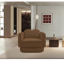  Manufacturer Color_Saddle -- Bloom Saddle Velvet Upholstered Chair IMAGE 2