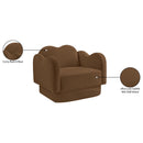  Manufacturer Color_Saddle -- Bloom Saddle Velvet Upholstered Chair IMAGE 9