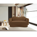  Manufacturer Color_Saddle -- Bloom 58" Saddle Velvet Upholstered Loveseat IMAGE 2