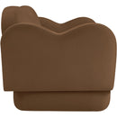  Manufacturer Color_Saddle -- Bloom 58" Saddle Velvet Upholstered Loveseat IMAGE 4
