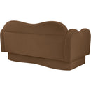  Manufacturer Color_Saddle -- Bloom 58" Saddle Velvet Upholstered Loveseat IMAGE 7