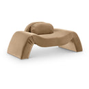 Meridian Austin Beige Velvet Chair IMAGE 1