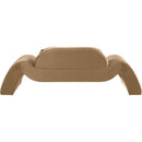  Manufacturer Color_Beige -- Meridian Austin Stationary Fabric Loveseat IMAGE 5