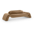Meridian Austin Beige Velvet Sofa IMAGE 1