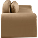Meridian Austin Beige Velvet Sofa IMAGE 3