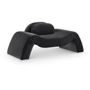 Meridian Austin Black Velvet Chair IMAGE 1