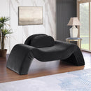  Manufacturer Color_Black -- Austin Black Velvet Upholstered Chair IMAGE 2