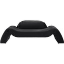 Meridian Austin Black Velvet Loveseat IMAGE 3