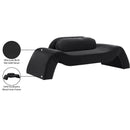  Manufacturer Color_Black -- Austin 87.5" Black Velvet Upholstered Loveseat IMAGE 8