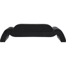 Manufacturer Color_Black -- Austin 107" Black Velvet Upholstered Sofa IMAGE 5