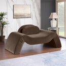  Manufacturer Color_Brown -- Austin Brown Velvet Upholstered Chair IMAGE 2