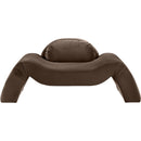  Manufacturer Color_Brown -- Austin Brown Velvet Upholstered Chair IMAGE 3