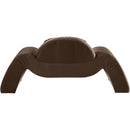  Manufacturer Color_Brown -- Austin Brown Velvet Upholstered Chair IMAGE 5
