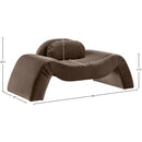  Manufacturer Color_Brown -- Austin Brown Velvet Upholstered Chair IMAGE 7