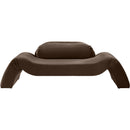  Manufacturer Color_Brown -- Austin 87.5" Brown Velvet Upholstered Loveseat IMAGE 3