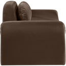  Manufacturer Color_Brown -- Austin 87.5" Brown Velvet Upholstered Loveseat IMAGE 4