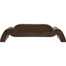  Manufacturer Color_Brown -- Austin 107" Brown Velvet Upholstered Sofa IMAGE 5