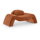 Meridian Austin Cognac Velvet Chair IMAGE 1