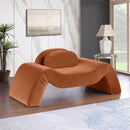  Manufacturer Color_Cognac -- Austin Cognac Velvet Upholstered Chair IMAGE 2