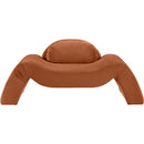 Meridian Austin Cognac Velvet Chair IMAGE 3