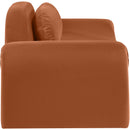  Manufacturer Color_Cognac -- Austin 87.5" Cognac Velvet Upholstered Loveseat IMAGE 4