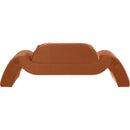  Manufacturer Color_Cognac -- Austin 87.5" Cognac Velvet Upholstered Loveseat IMAGE 5