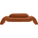  Manufacturer Color_Cognac -- Austin 107" Cognac Velvet Upholstered Sofa IMAGE 3