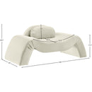  Manufacturer Color_Cream -- Austin Cream Velvet Upholstered Chair IMAGE 7