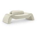  Manufacturer Color_Cream -- Austin 87.5" Cream Velvet Upholstered Loveseat IMAGE 1